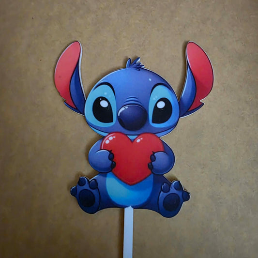 Stitch sublimated acrylic cake topper