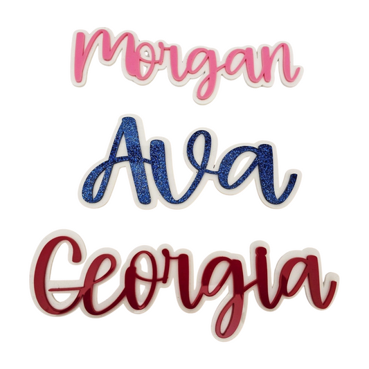 Acrylic name signs
