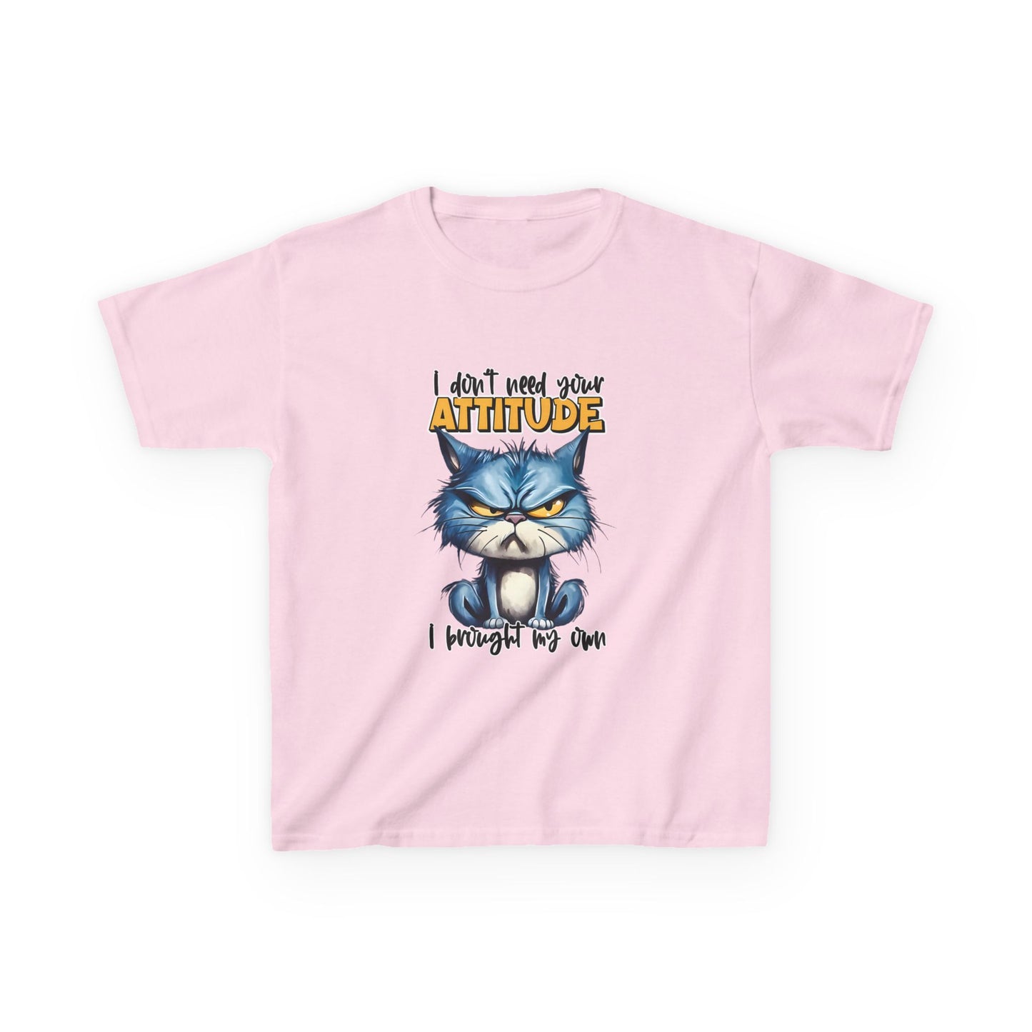 Kids T-Shirt, Funny Cat T-Shirt, Attitude Tee, Youth Graphic Tee, Cat Lover Shirt, Kids Birthday Gift, Christmas gift