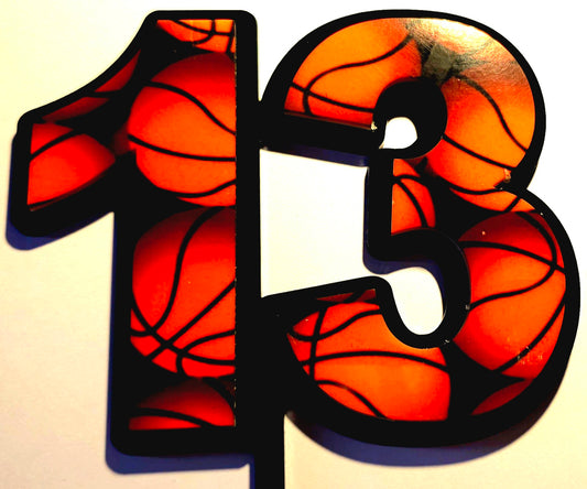 Acrylic sublimated themed cake topper .Your choice