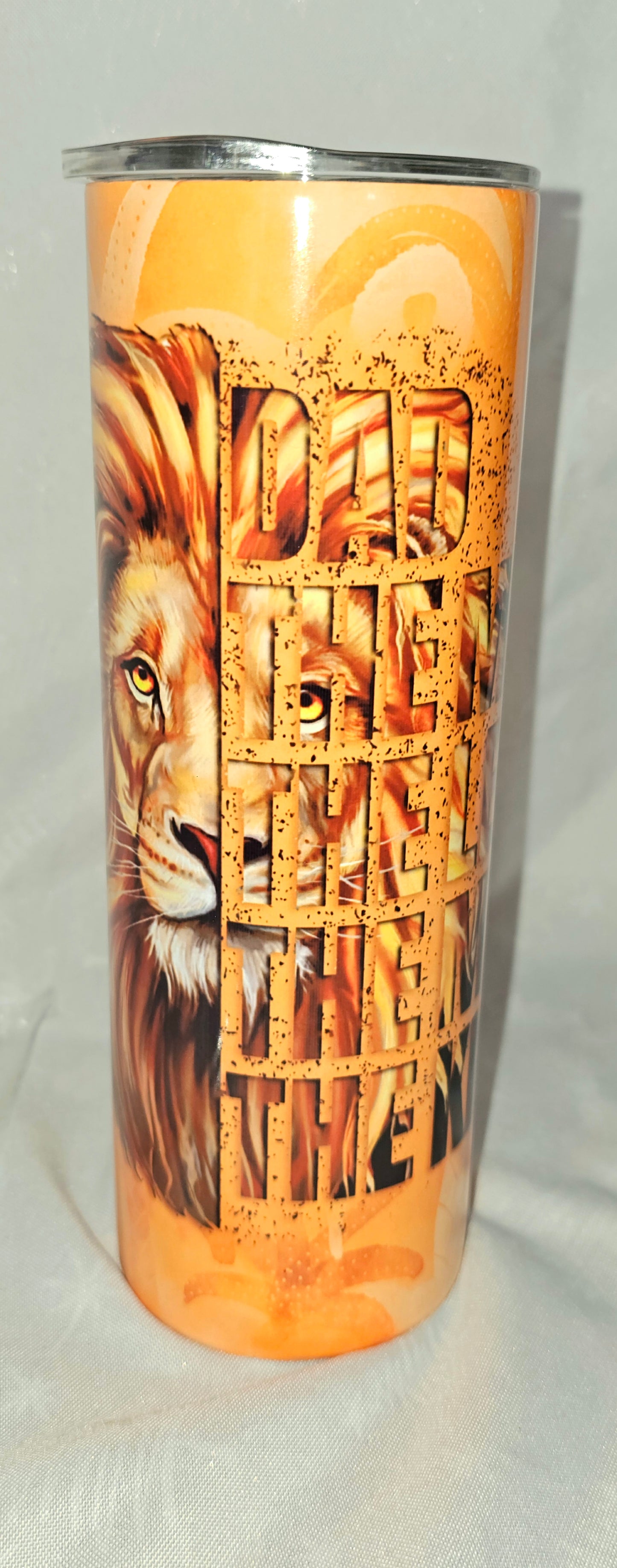 Lion Tumbler 20oz  fathers day, the man, the myth, the legend, the king