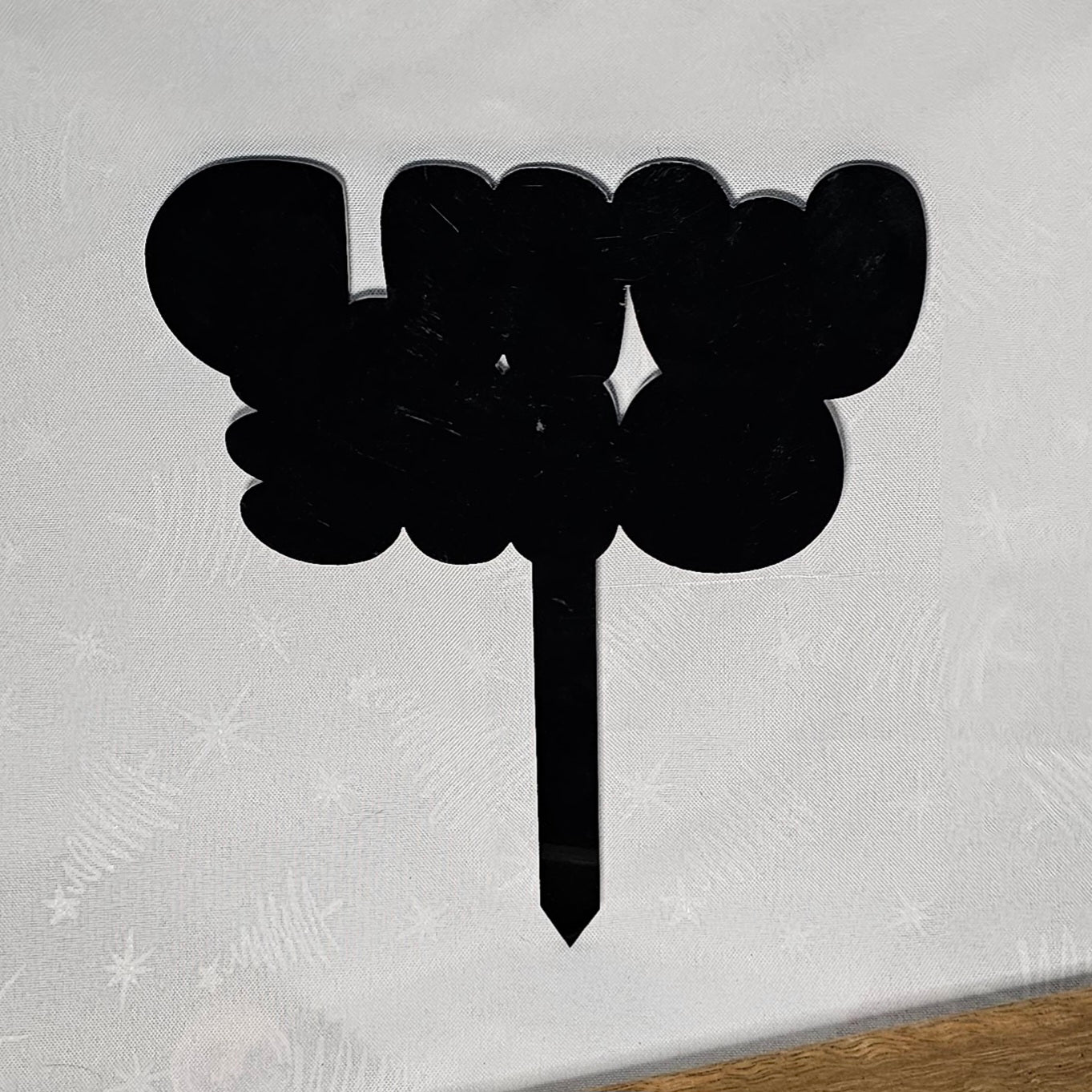 Wild one acrylic cake topper