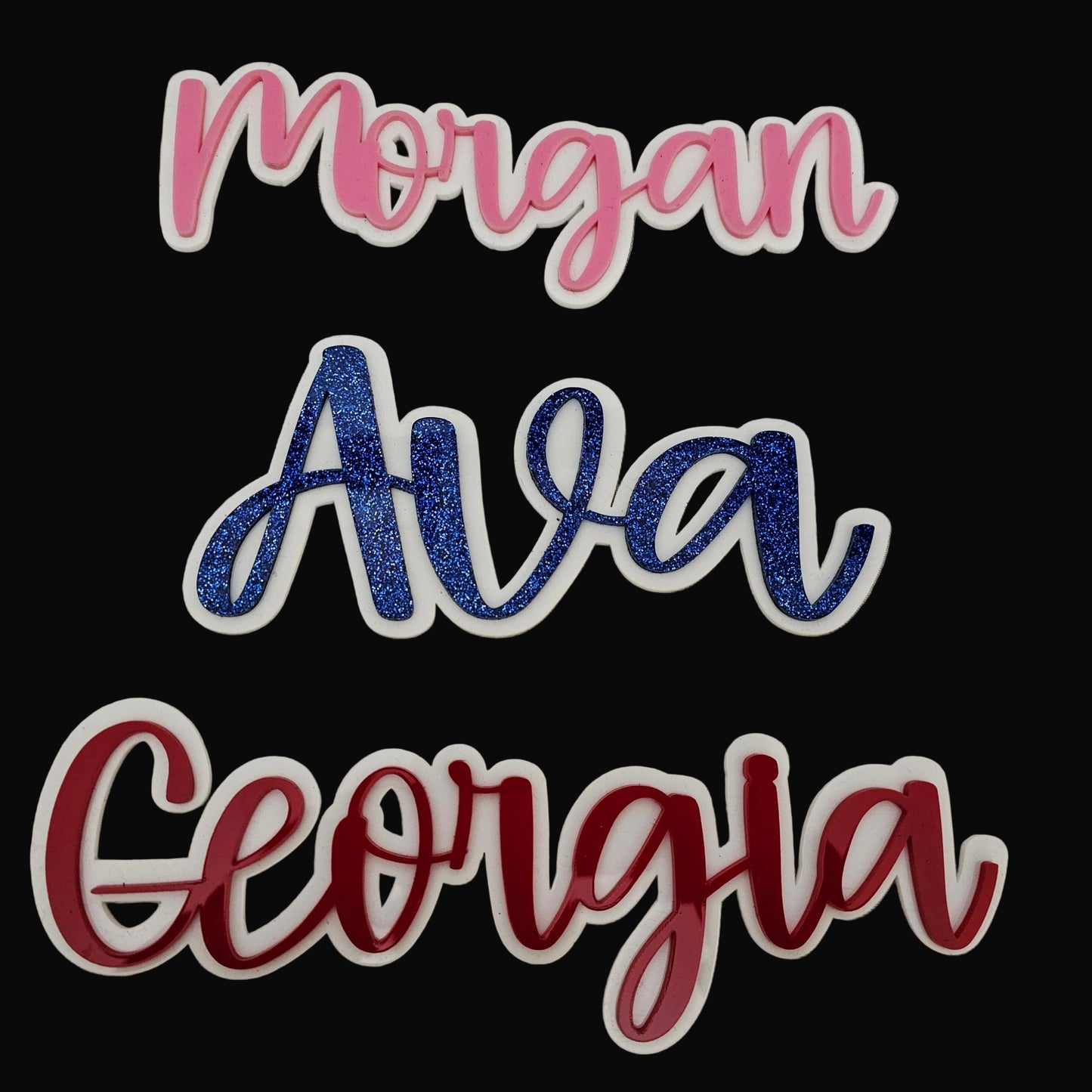 Acrylic name signs
