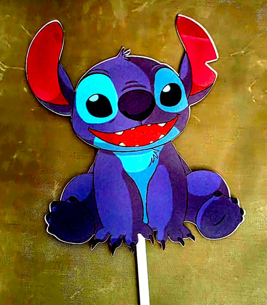 Stitch sublimated acrylic cake topper
