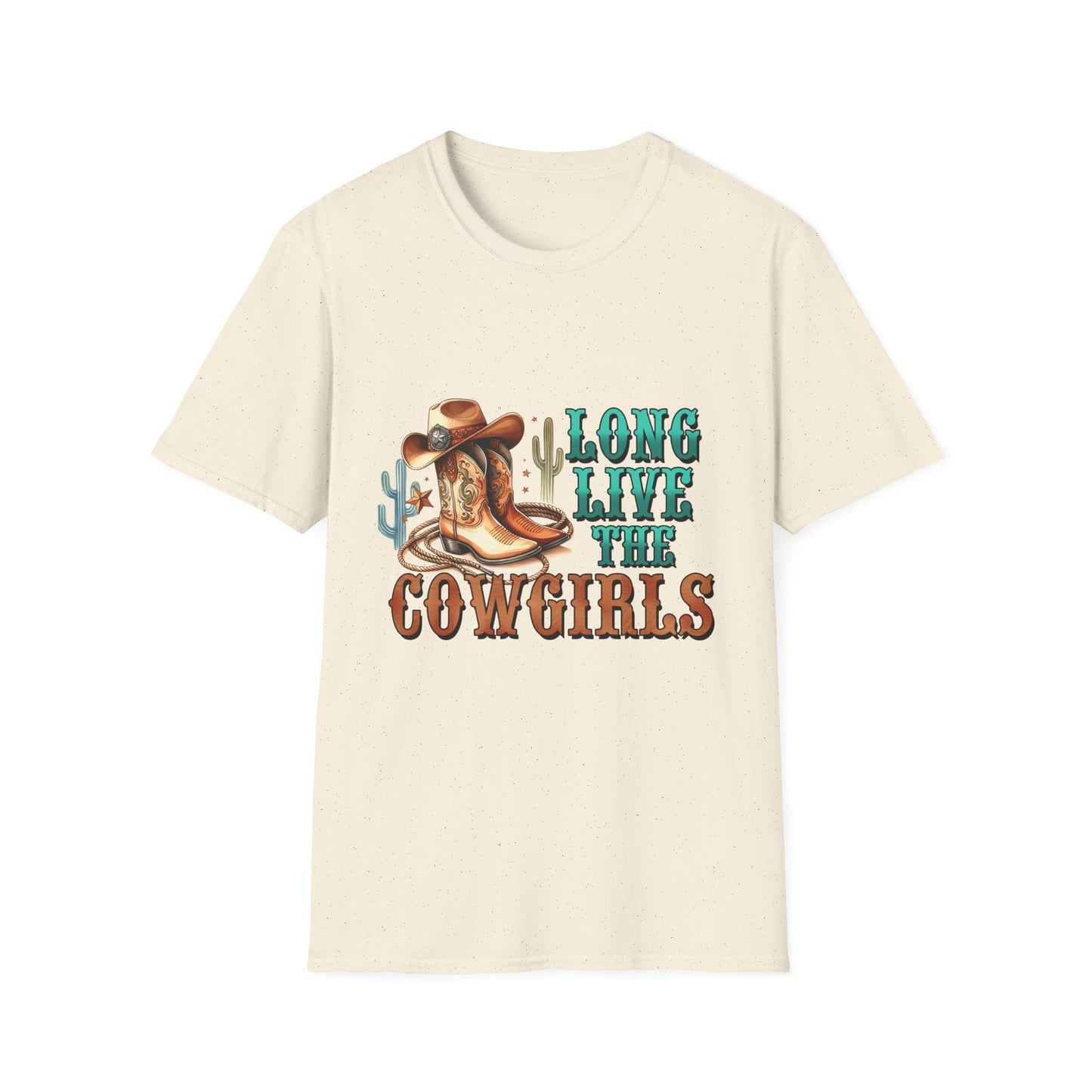 Cowgirl T-Shirt — "Long Live the Cowgirls" Western Graphic Tee