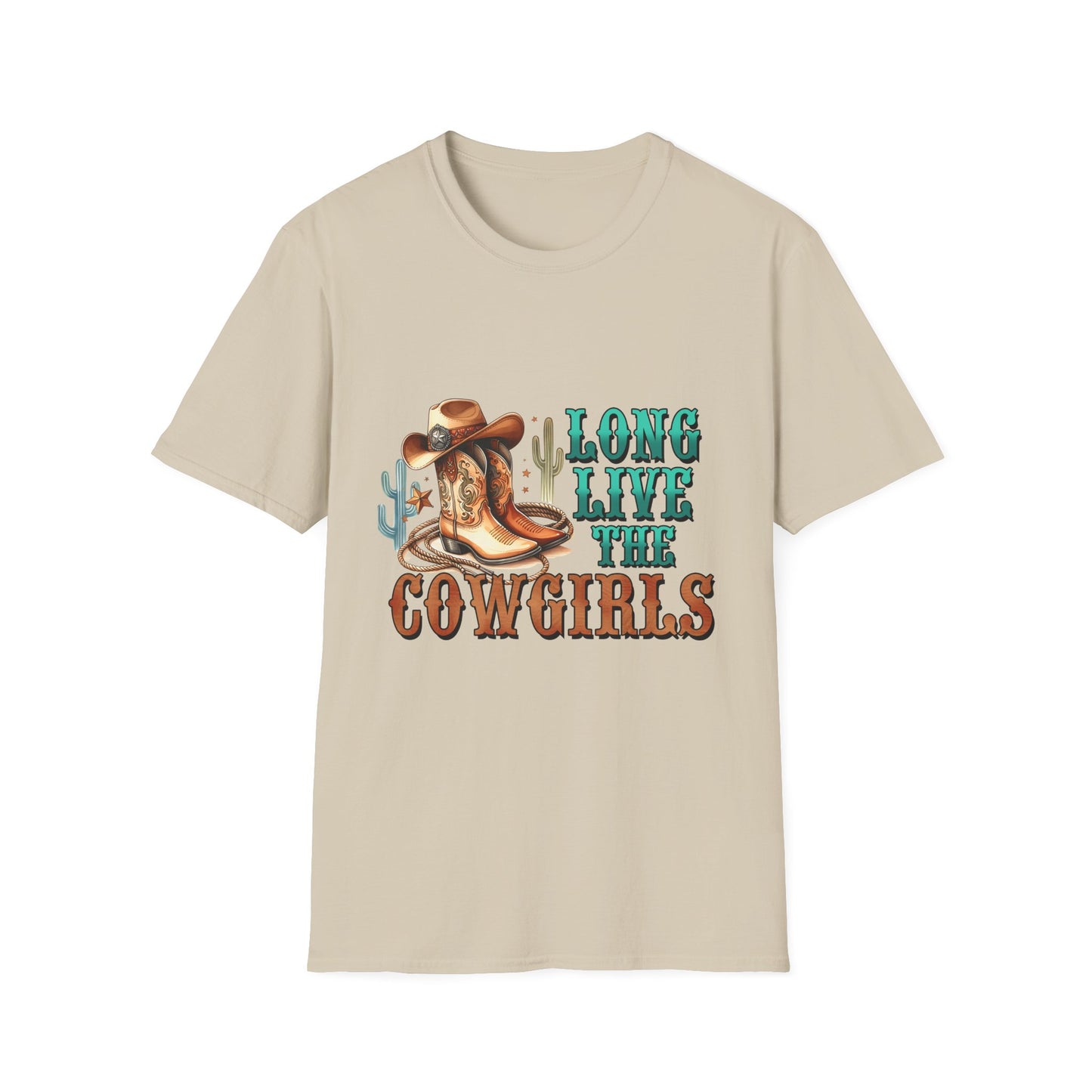 Cowgirl T-Shirt — "Long Live the Cowgirls" Western Graphic Tee