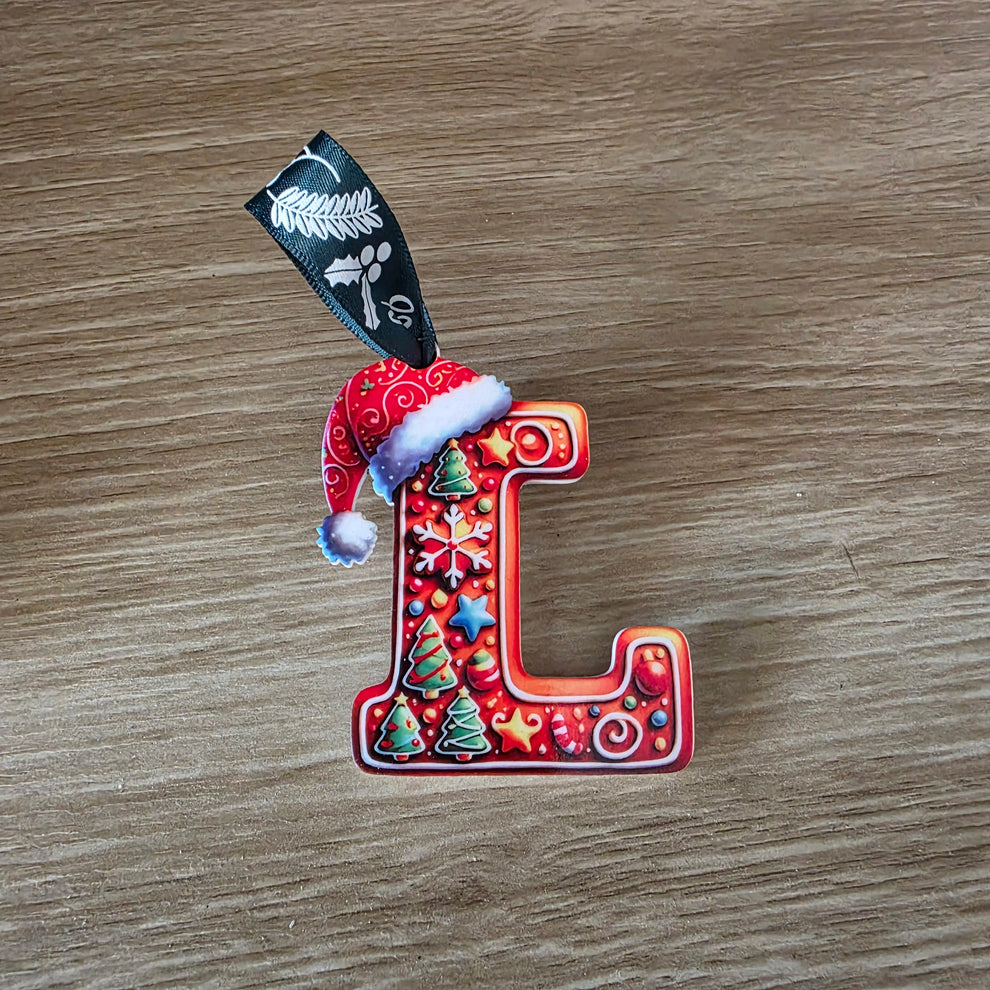 Various Letter christmas ornaments – Roxys unique creations